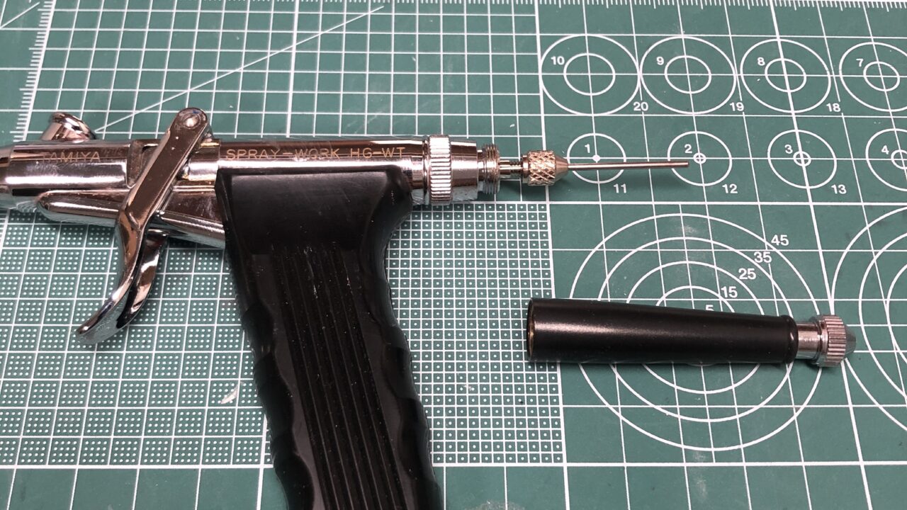 タミヤ スプレーワークーHG エアーブラシワイド0．5mm トリガー